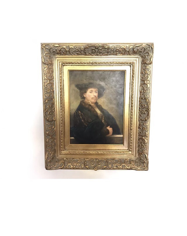 • beautiful rare original certified oil painting high quality