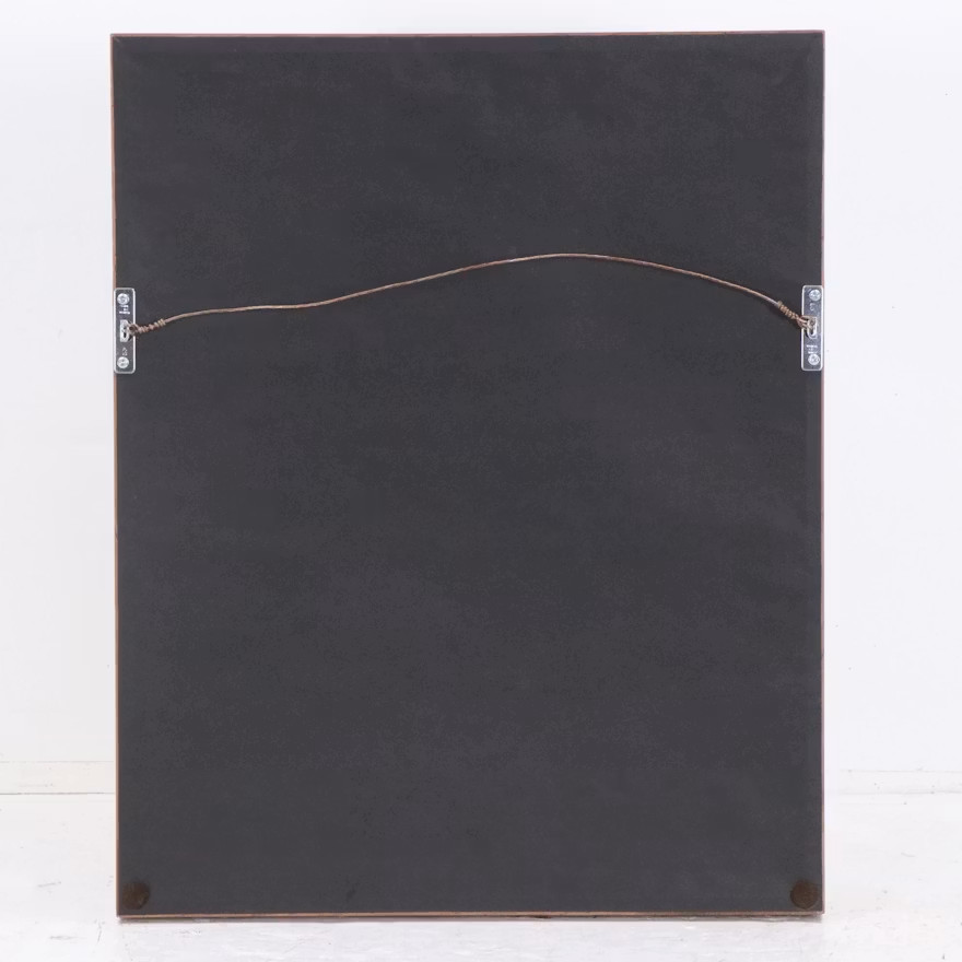 Amazing Charles Ragland Bunnell Abstract Oil Painting, 1968 -signed + framed-