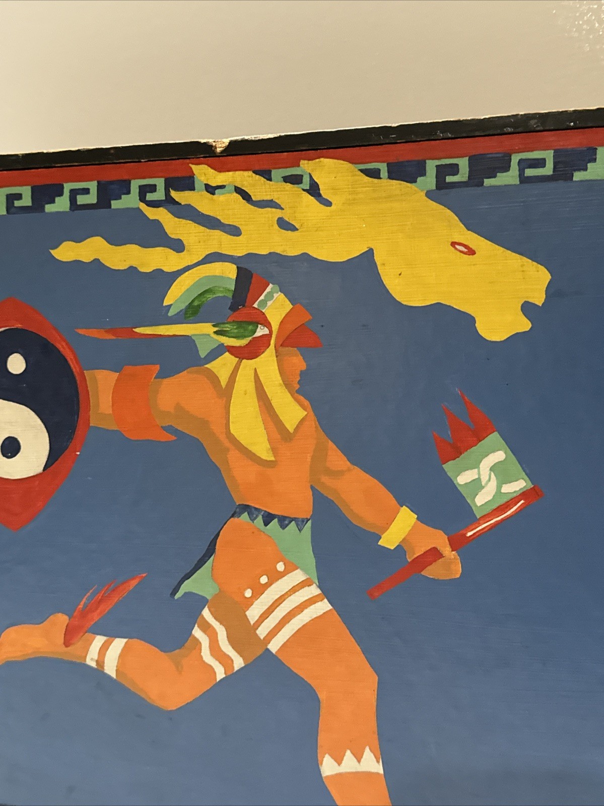 JUANISHI OROSCO PAINTING MURAL DESIGN STUDY MODERNIST CHICANO ART MOVEMENT RARE