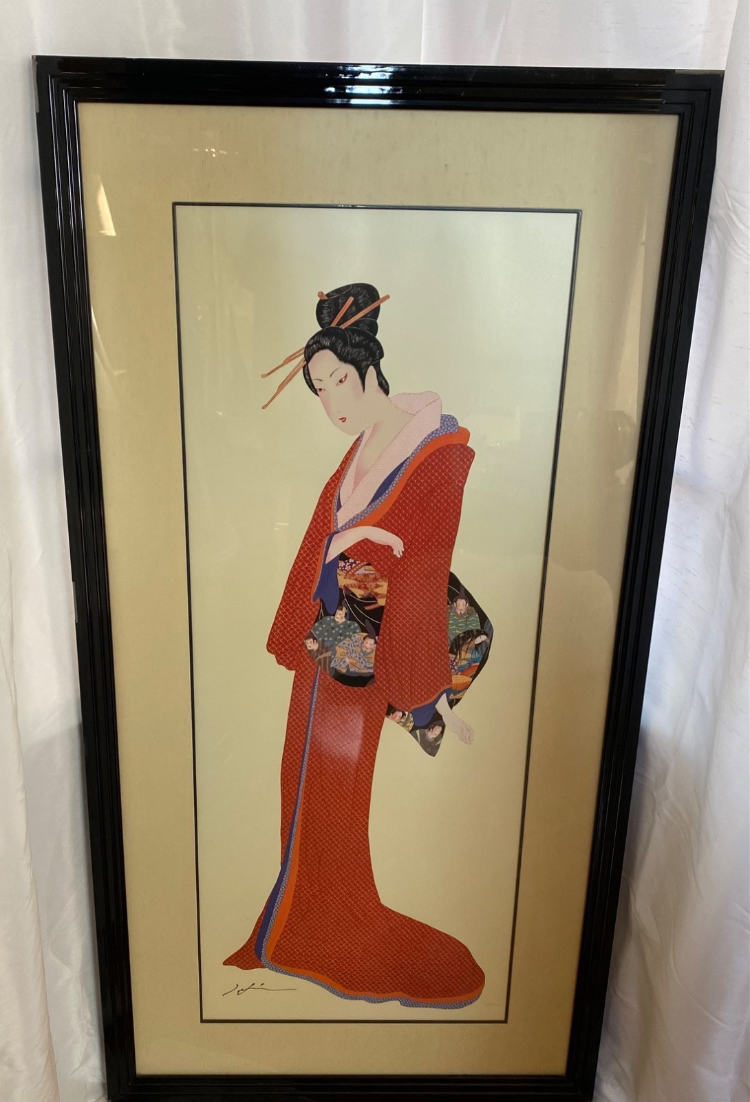 Hisashi Otsuka RED LADY OF THE 36 POETS Signed Limited Edition Art #1786/3000