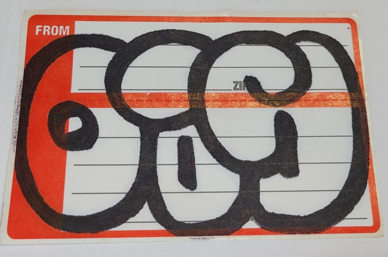 2000 Sticker Graffiti Art Jonathan See Lim aka Tie One by MQ 4.25×3.25 ORIGINAL