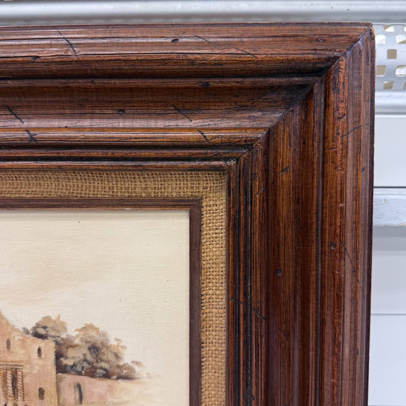 Alamo Texas Original Oil Painting Signed Framed Artwork