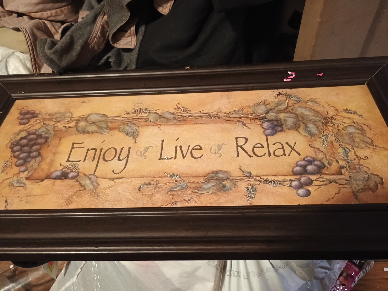 Wall picture Eat Live Relax