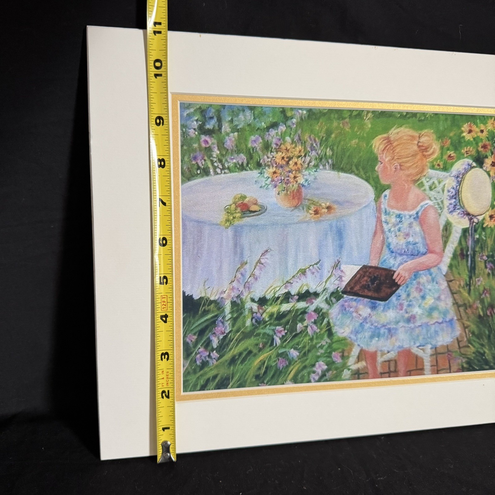 ORIGINAL “Daydreaming” by Geneva Davis Season watercolor Painting 9 1/2 x7 3/4”