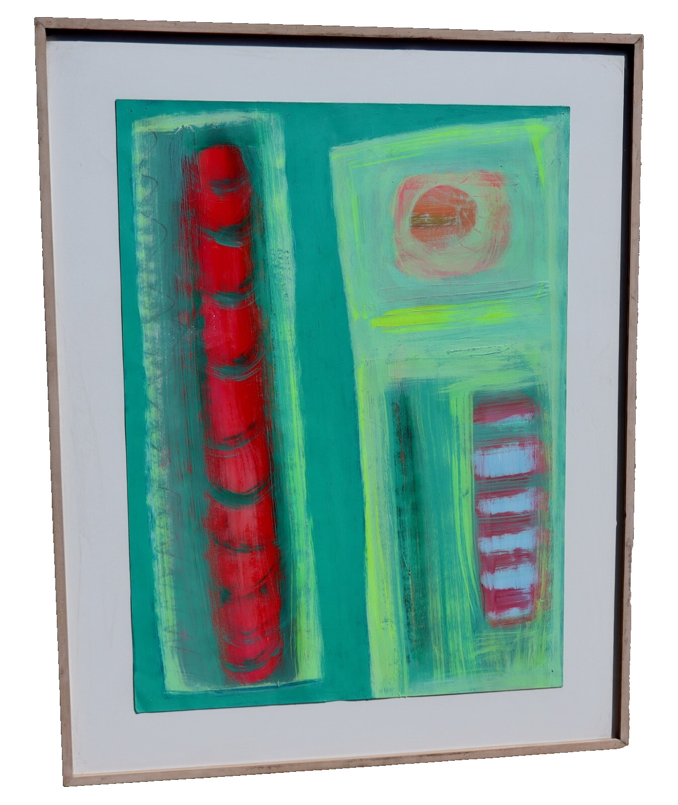 HERB ALPERT Original Abstract Acrylic painting on paper “STEREO” 1991