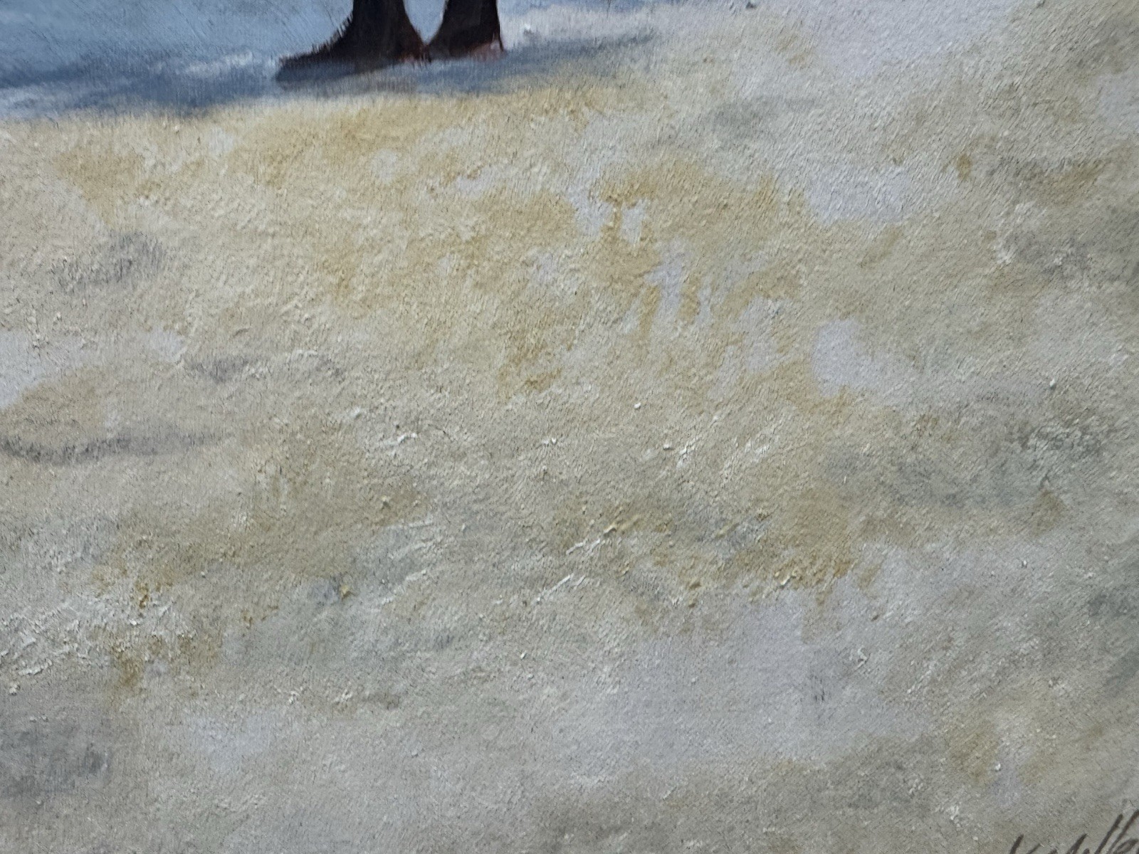 ART BLACK AMERICANA ORIGINAL OIL ROCK MILLER IMPRESSIONIST BEACH SUPERB