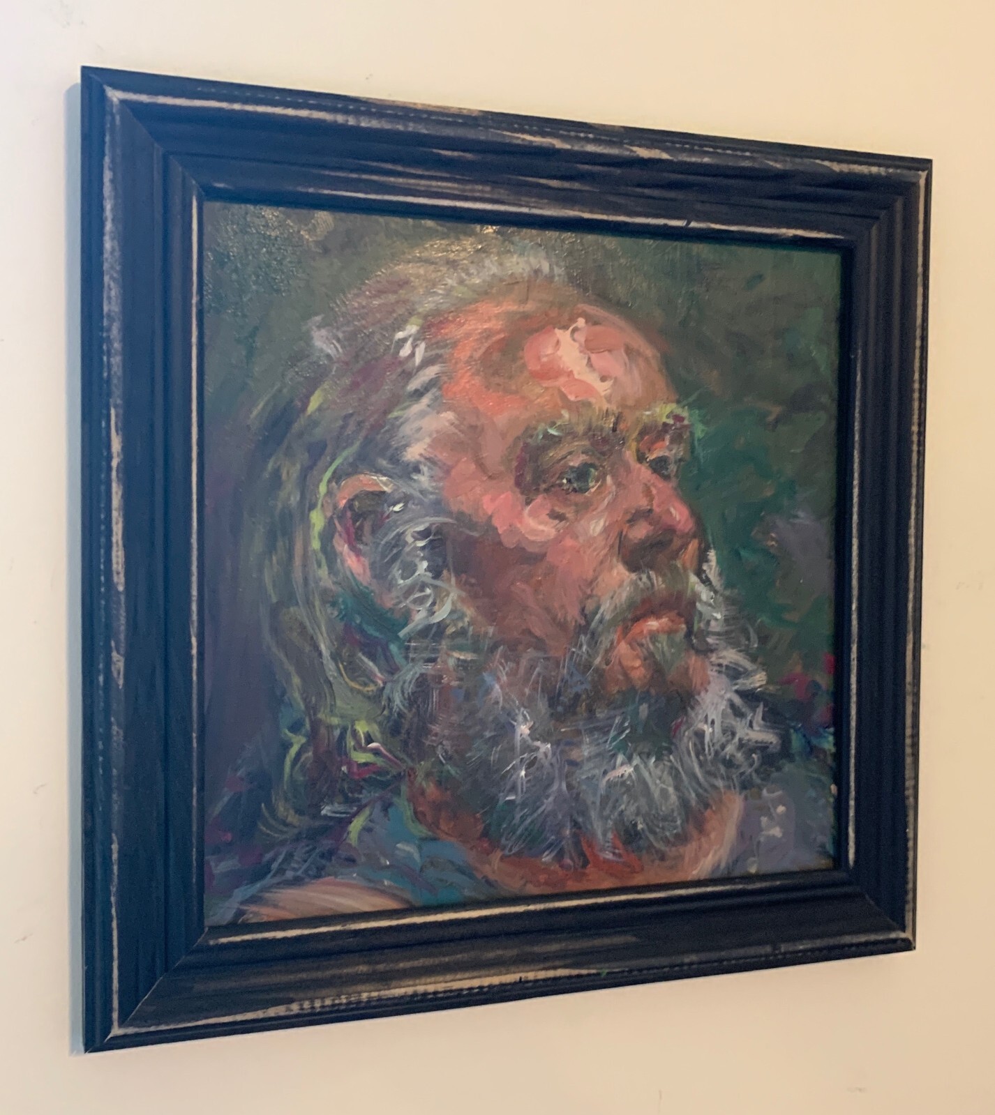 Portrait of a Man, Original Oil Painting, by Van Ness