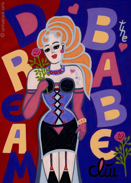 JACQUELINE DITT – The Dream Babe 2024 Painting Dream Girl Girl