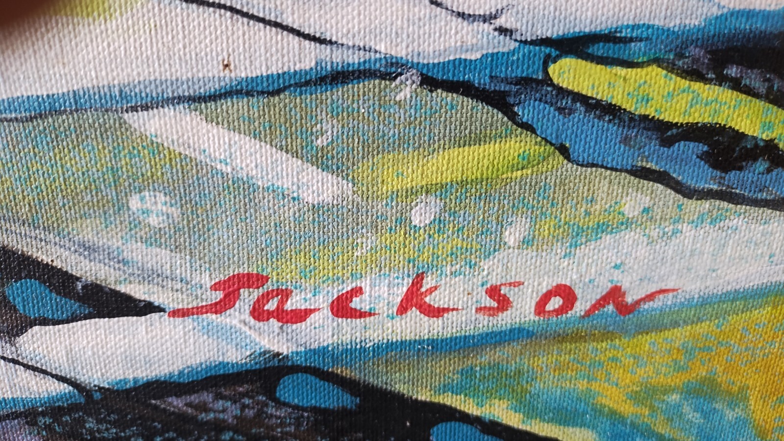 “The Old San Francisco Trolley” by Jackson Cable Car Oil on Canvas Hyde St