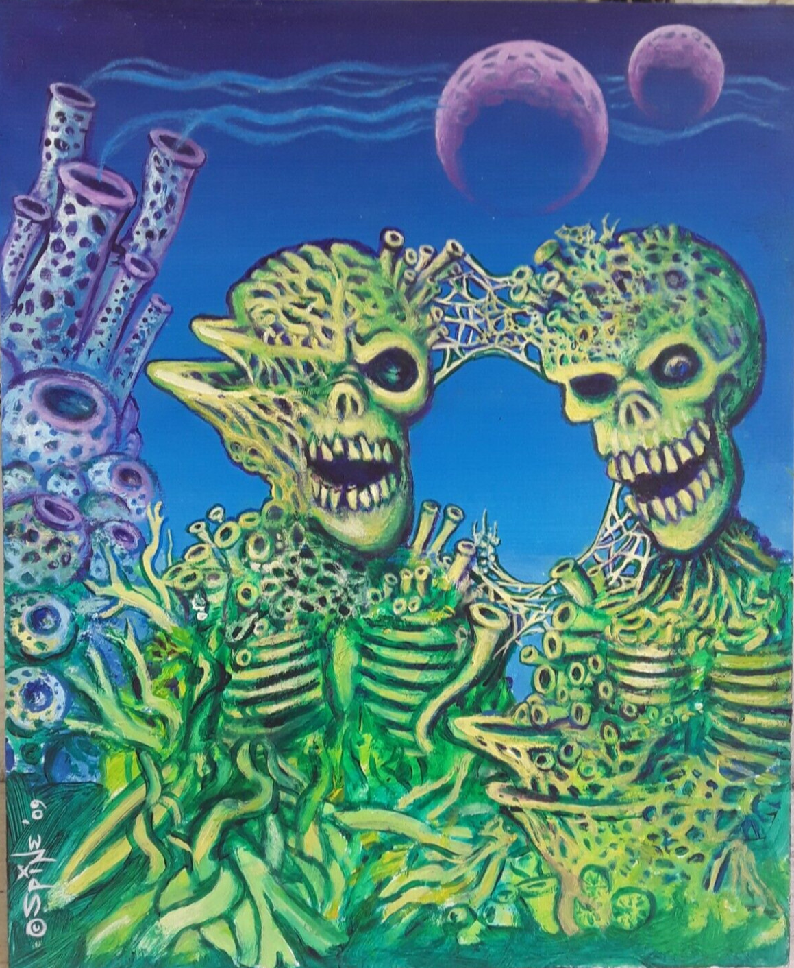 Original Art by Rick “SPINE” Mountfort “FUNGUS AMONGUS”