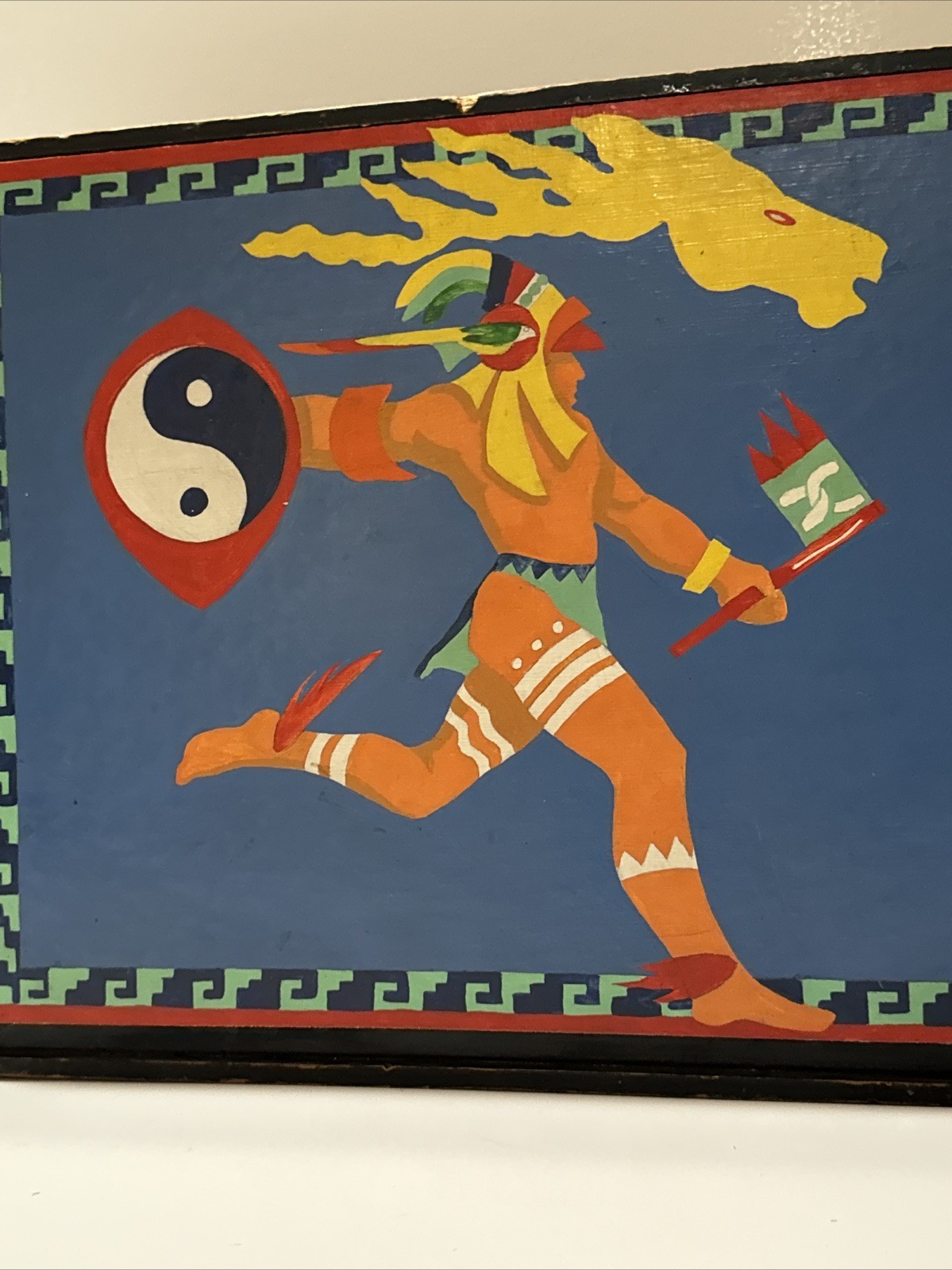 JUANISHI OROSCO PAINTING MURAL DESIGN STUDY MODERNIST CHICANO ART MOVEMENT RARE