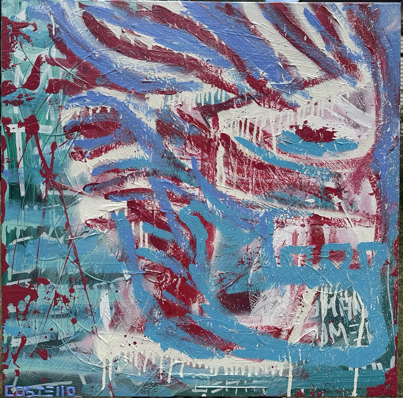 “Constrictor” Original Painting By Dominic Costello