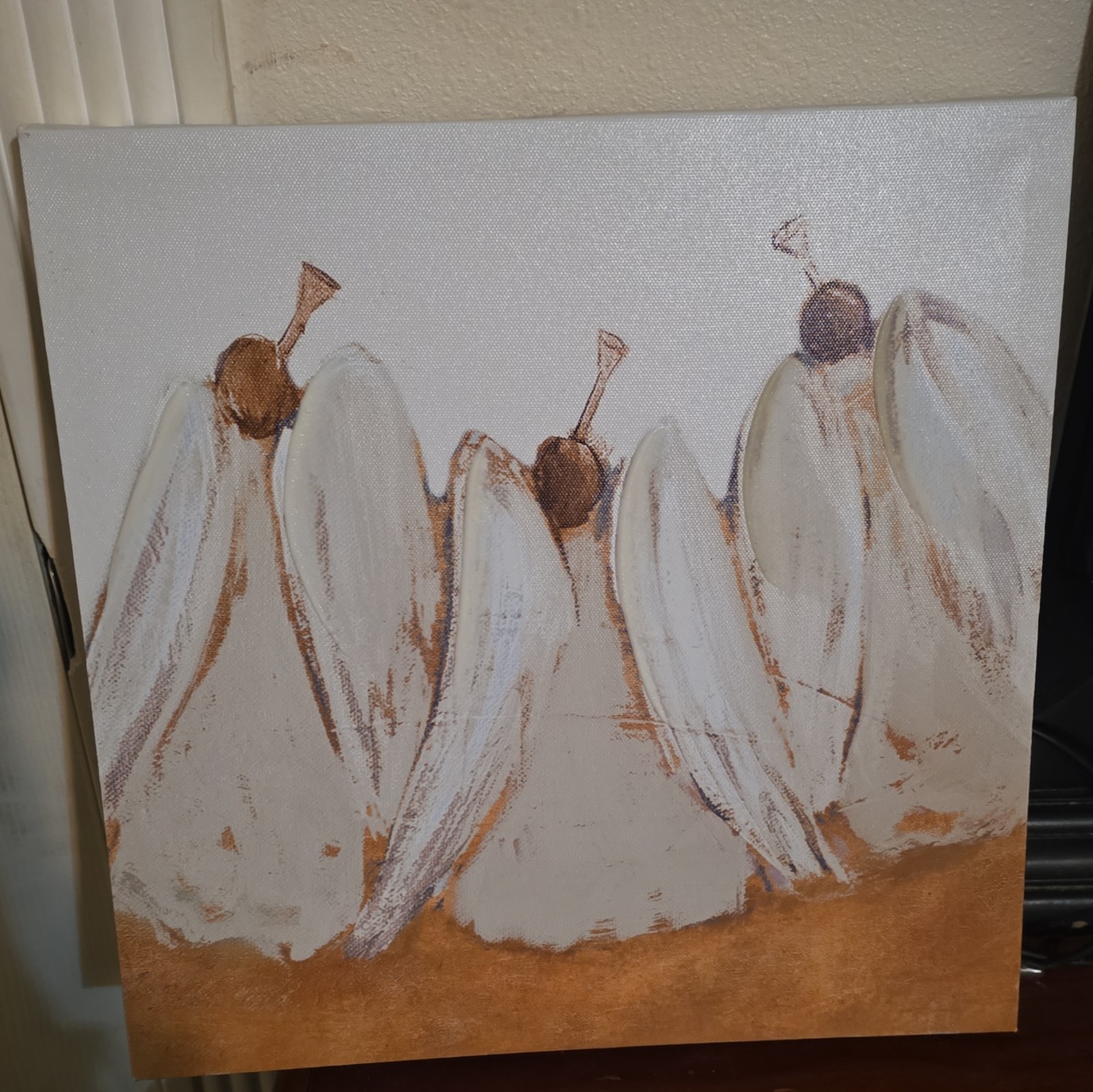Contemporary Angel Painting on Canvas, Medium Size, Licensed Reproduction, 2021