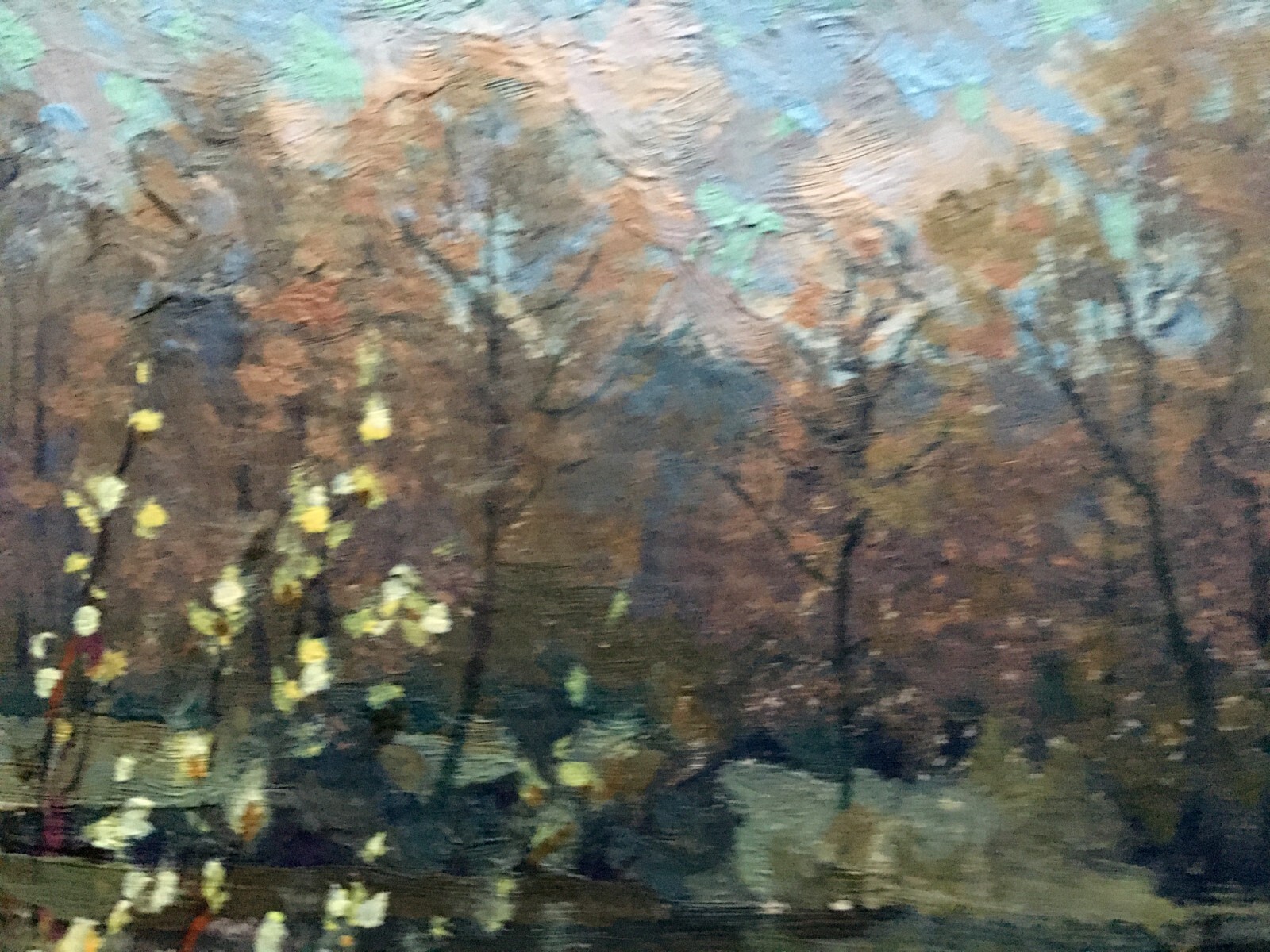 Oil Painting Spring Motif Batrakov V. Unframed Original Home Decor Art nAAA2577