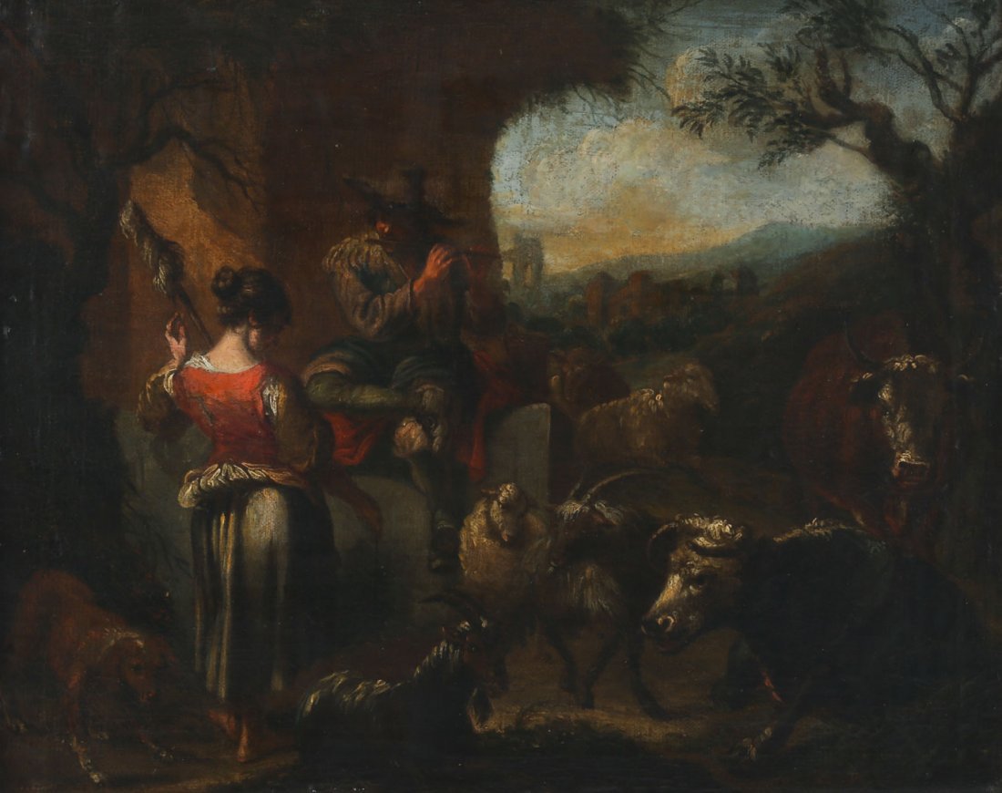 Exceptional Museum Quality Old Master Italian School 18th Century Oil Painting