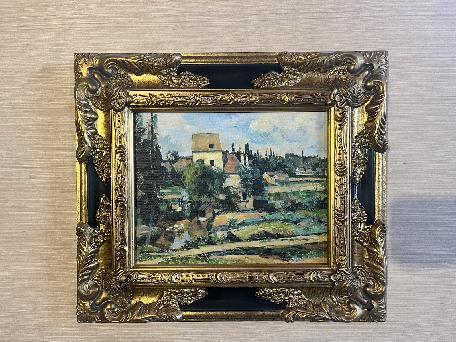 Vintage Print of Paul Cézanne Painting Beautiful Frame 15*13inches