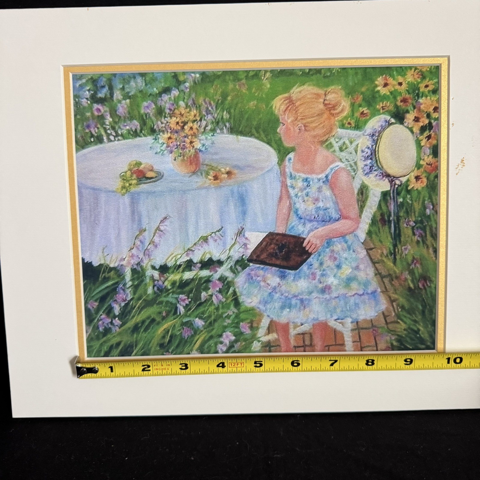 ORIGINAL “Daydreaming” by Geneva Davis Season watercolor Painting 9 1/2 x7 3/4”