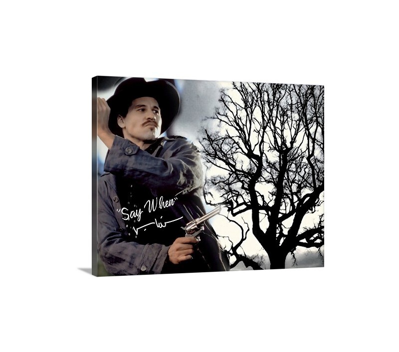 Canvas Wrap Giclee Print Tombstone Doc Holliday Say When 16 x 20 Old West Movies
