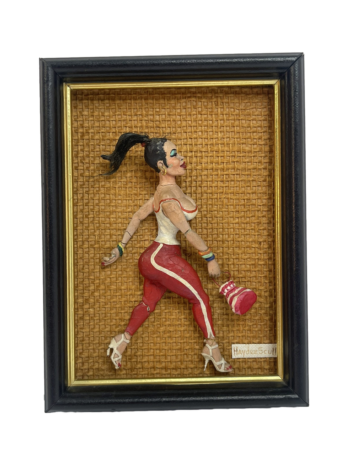 Haydee Scull Hermanas Scull Mixed Media 1980’s/1990’s Folk Cuban Art Arte Cubano