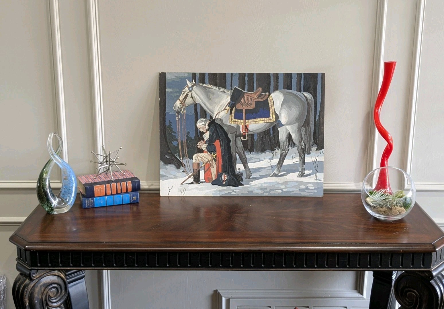 American Revolutionary War General George Washington Painting 18″ x 24″