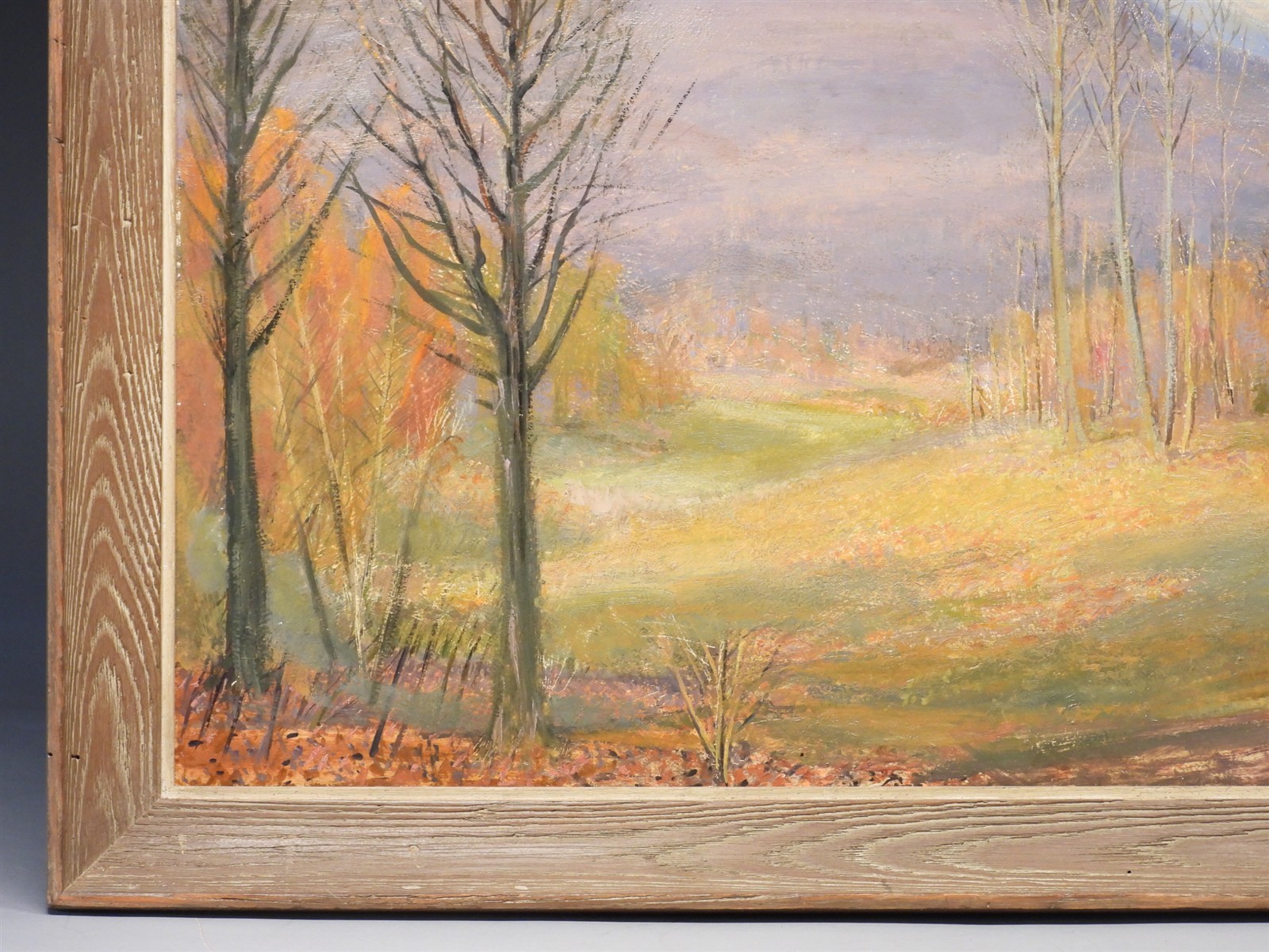 BEAUTY! Hudson River Valley NY Mountain Range Post Impressionist O/B Painting