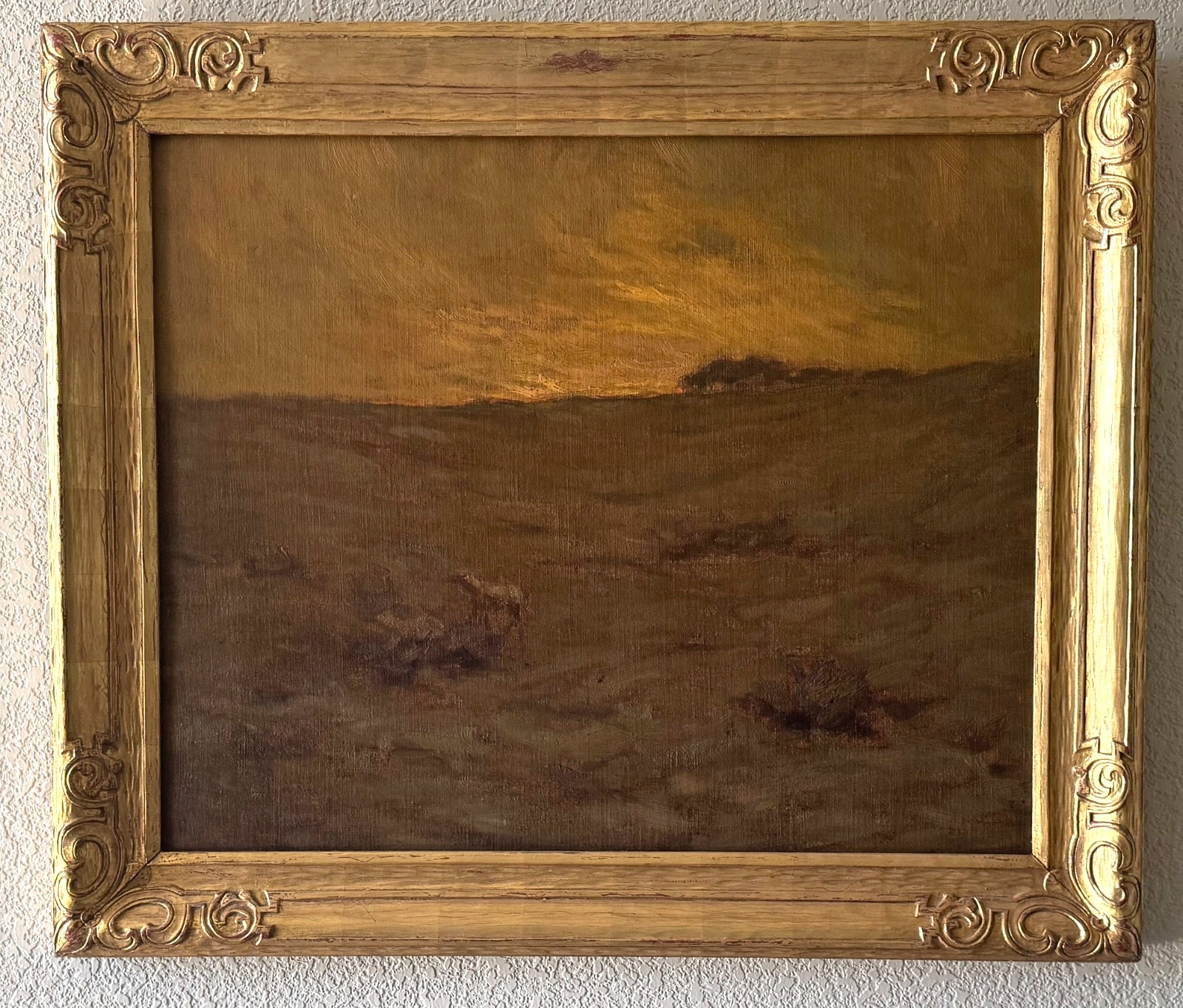 GRANVILLE REDMOND (1871-1935) Orig. “Golden Light” Oil on Canvas Painting;A465