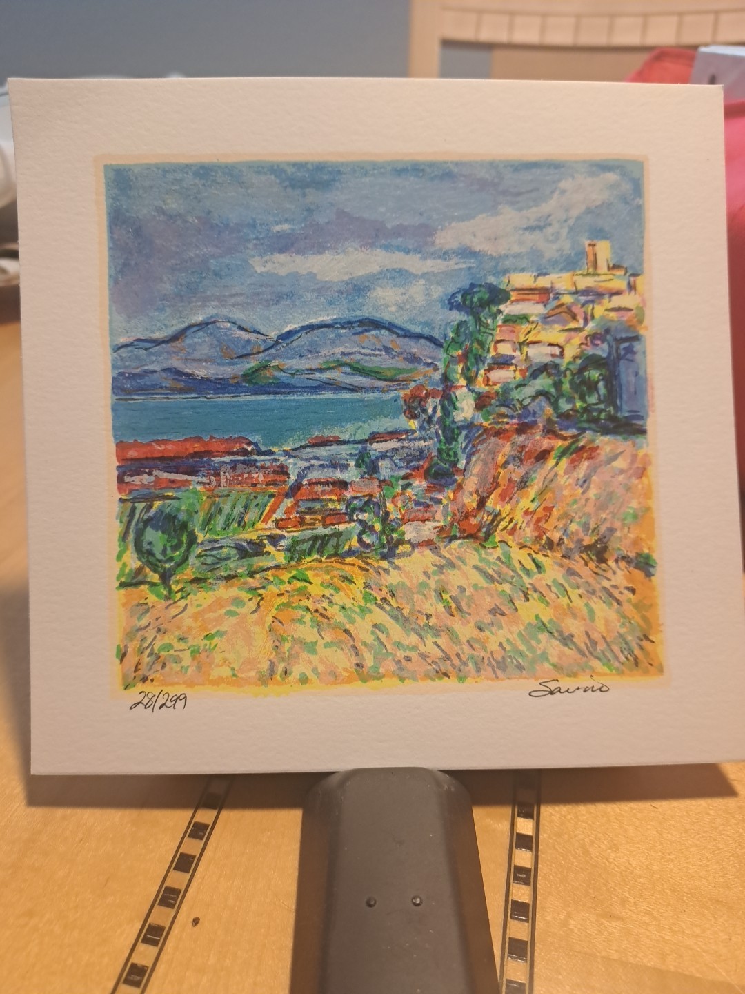 S. SAVINO SIGNED LITHOGRAPHY PAINTING FIELDS ~ UNFRAMED SET OF Seven See Photos