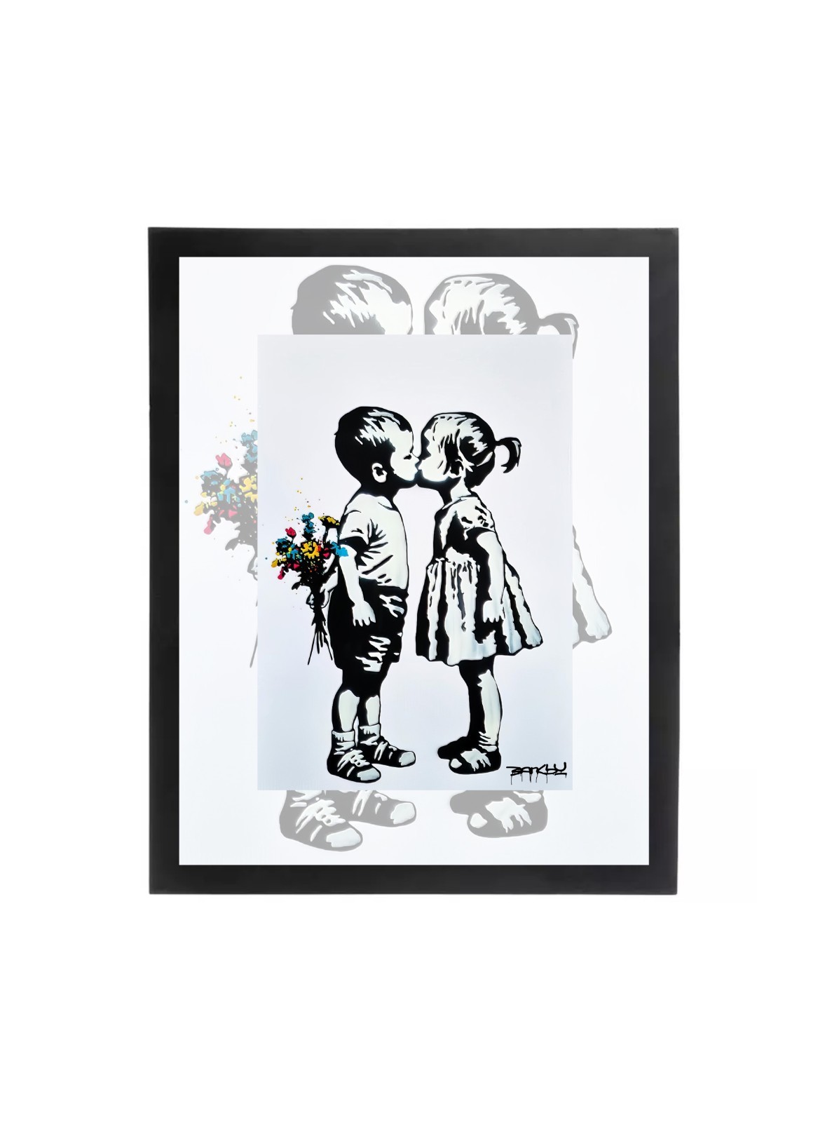 Banksy Rare Large Dismaland Painting 2015 with paperwork