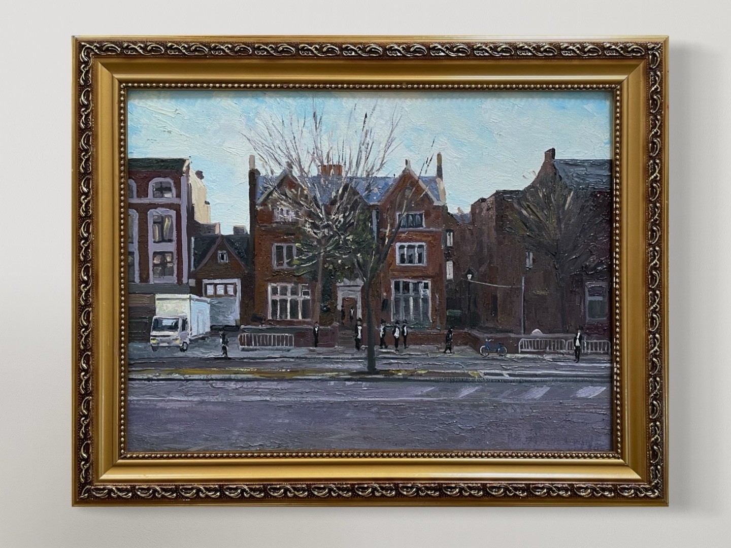 770 Eastern Parkway Crown Heights Synagogue NYC Judaica Painting