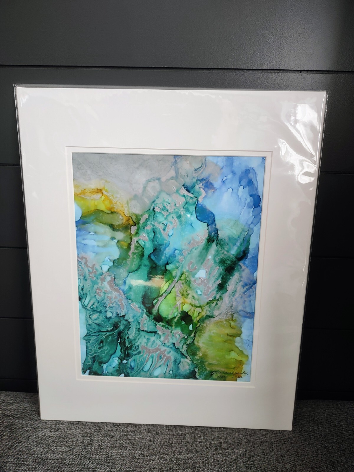 Painting “The Journey” alcohol ink 10″x14″ print limited edition (3/25)