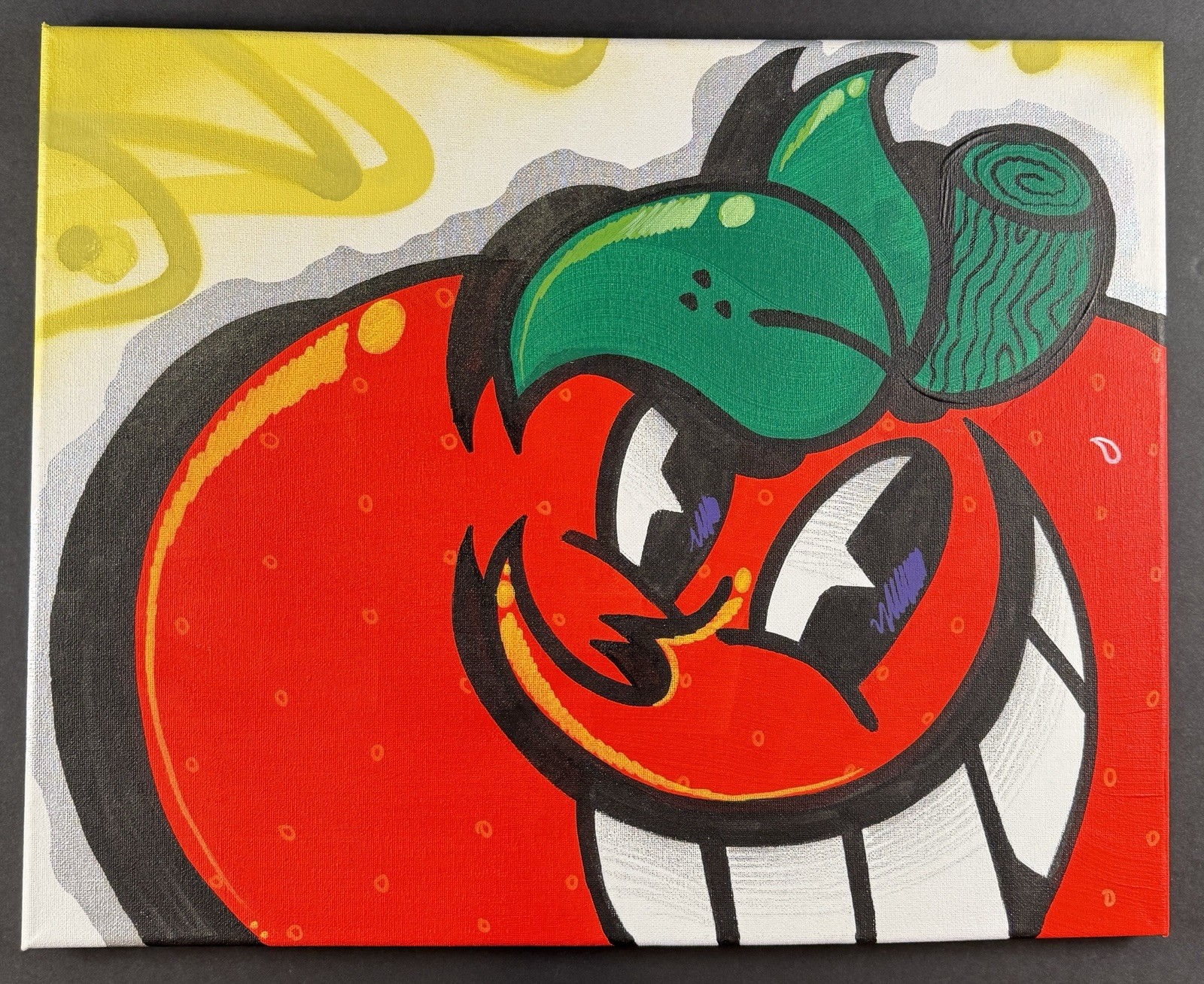 Atomik “Untitled” – Original Work On Canvas – Graffiti – Street Art – 2014