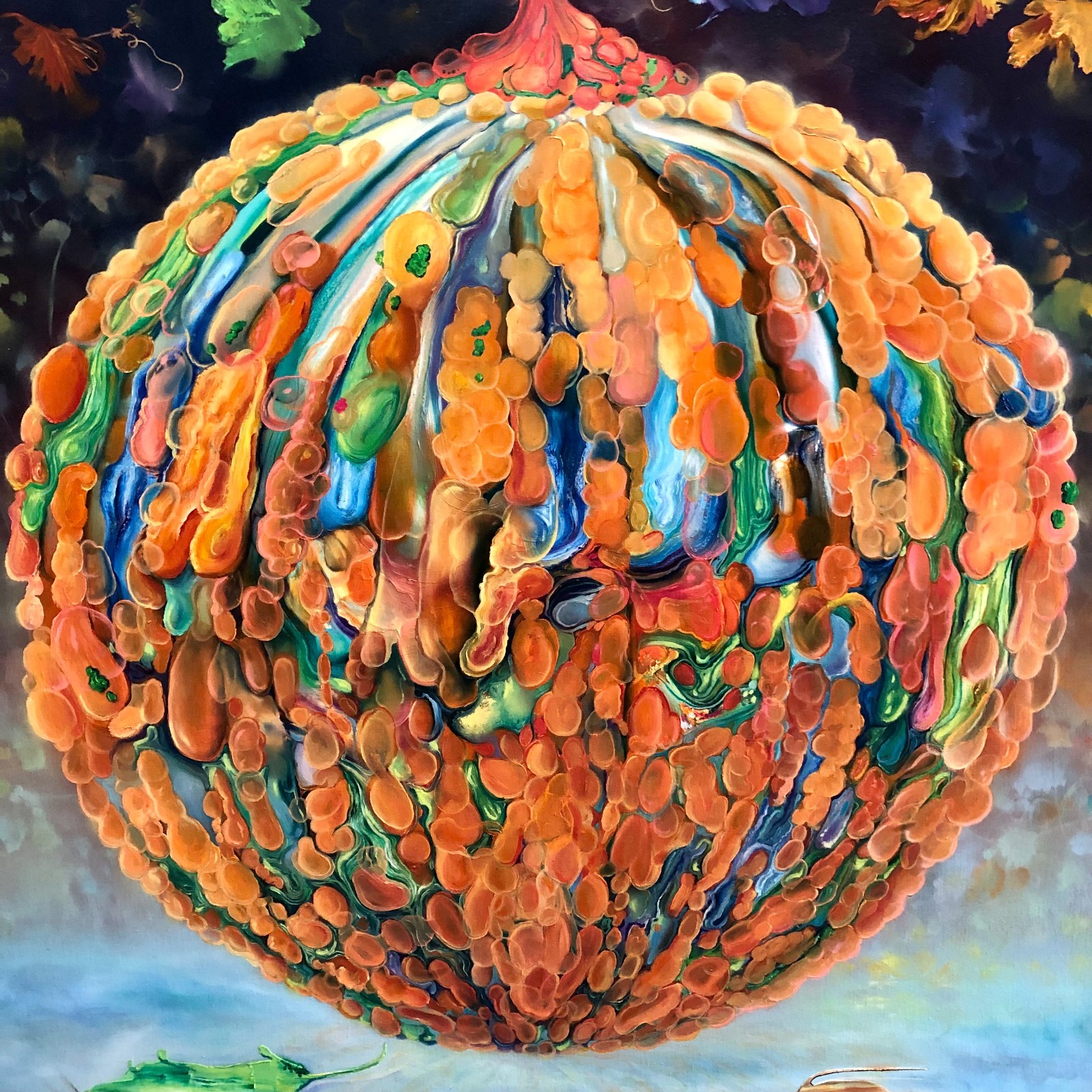 ALAIN DONATE CUBAN ART PAINTING ORIGINAL SURREAL CONTEMPORARY OIL CANVA 36″X 48″