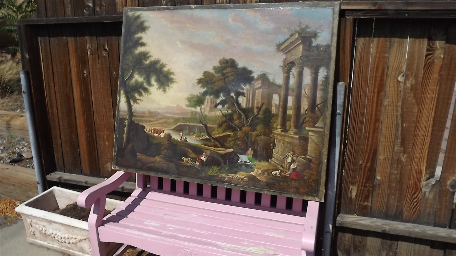 ANCIENT Original PAINTING FROM EUROPE 1500-1700s, UNKNOWN PAINTER!