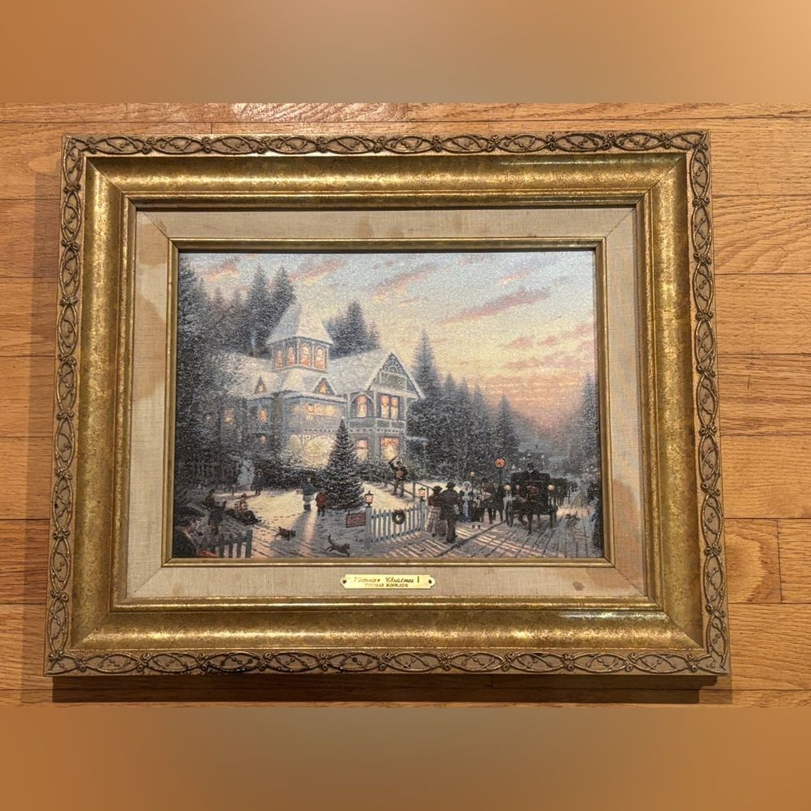 Thomas Kinkade Victorian Christmas 1 Reproduction 1997