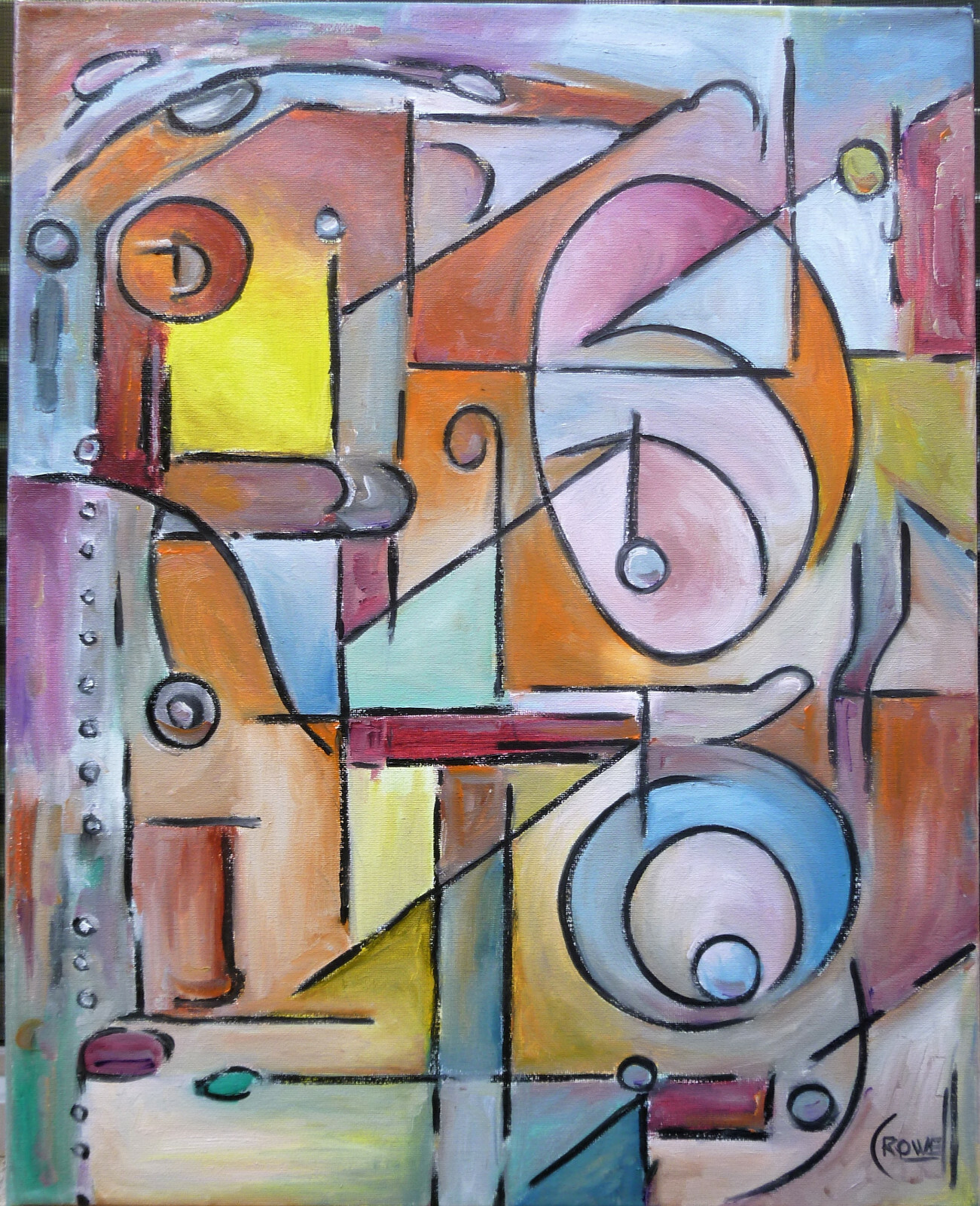 END OF SUMMER new 16×20 art canvas original modern oil Painting Signed Crowell