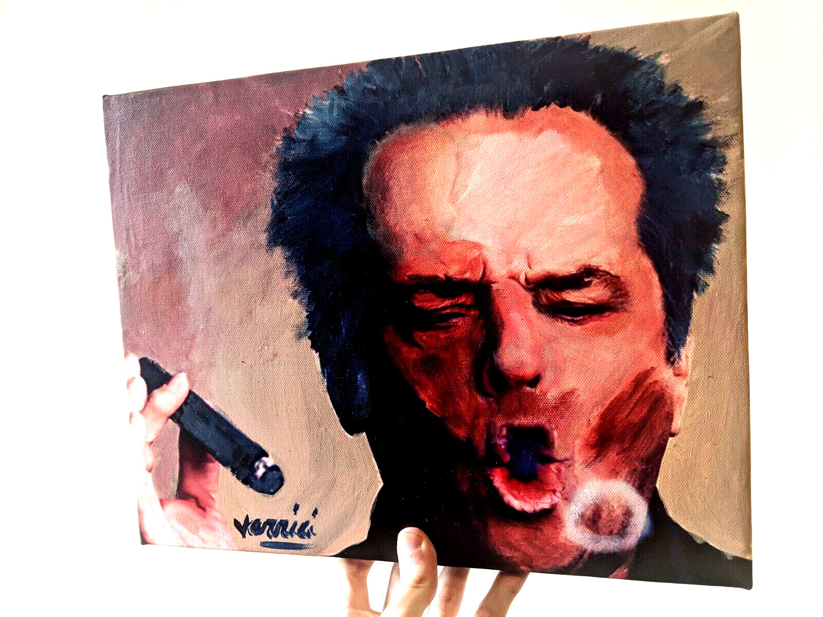 Jack Nicholson Smoking painting 11×14 artwork movies Hollywood christmas gift