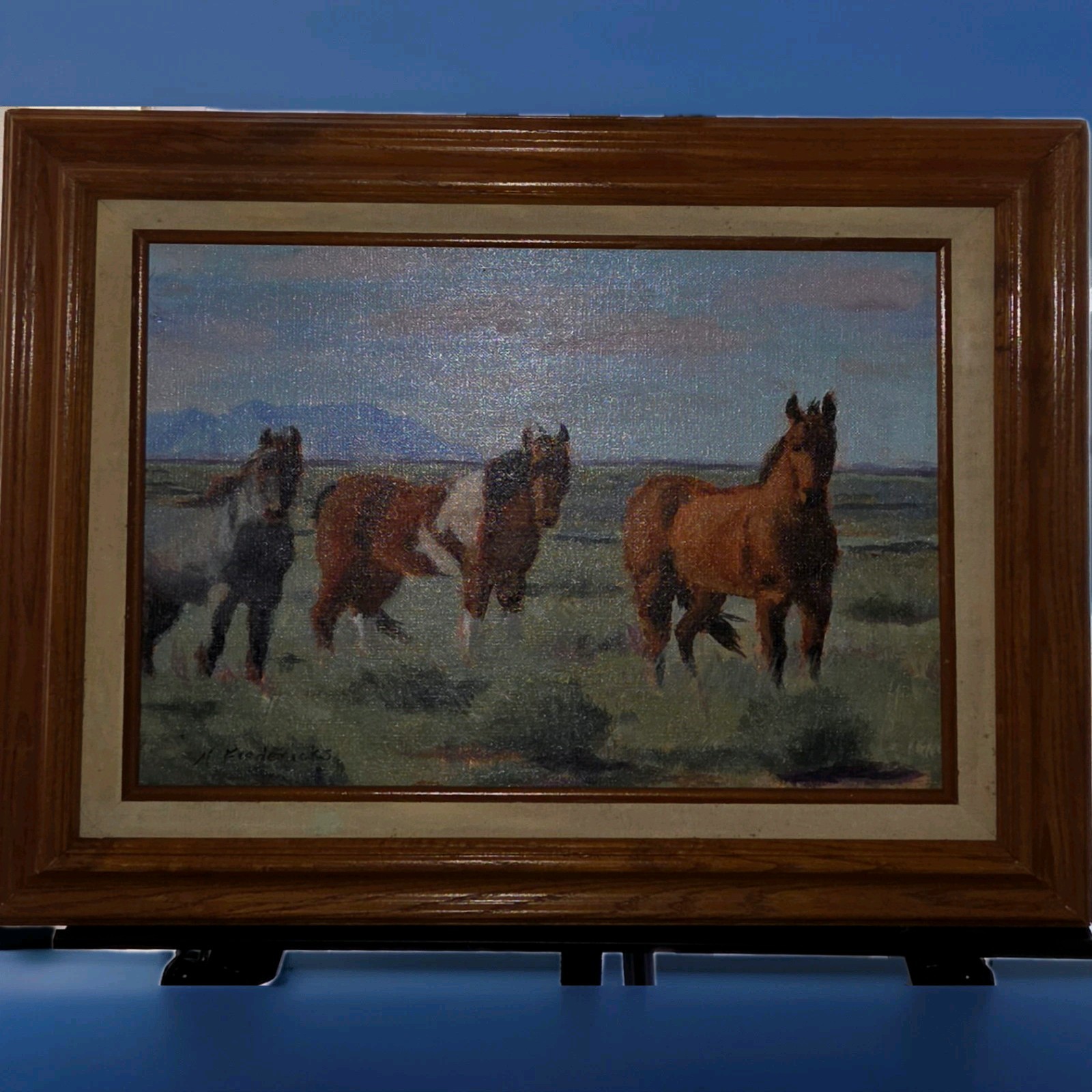 “Wild Herd”, An Original Acrylic Painting Local Southern CA Artist
