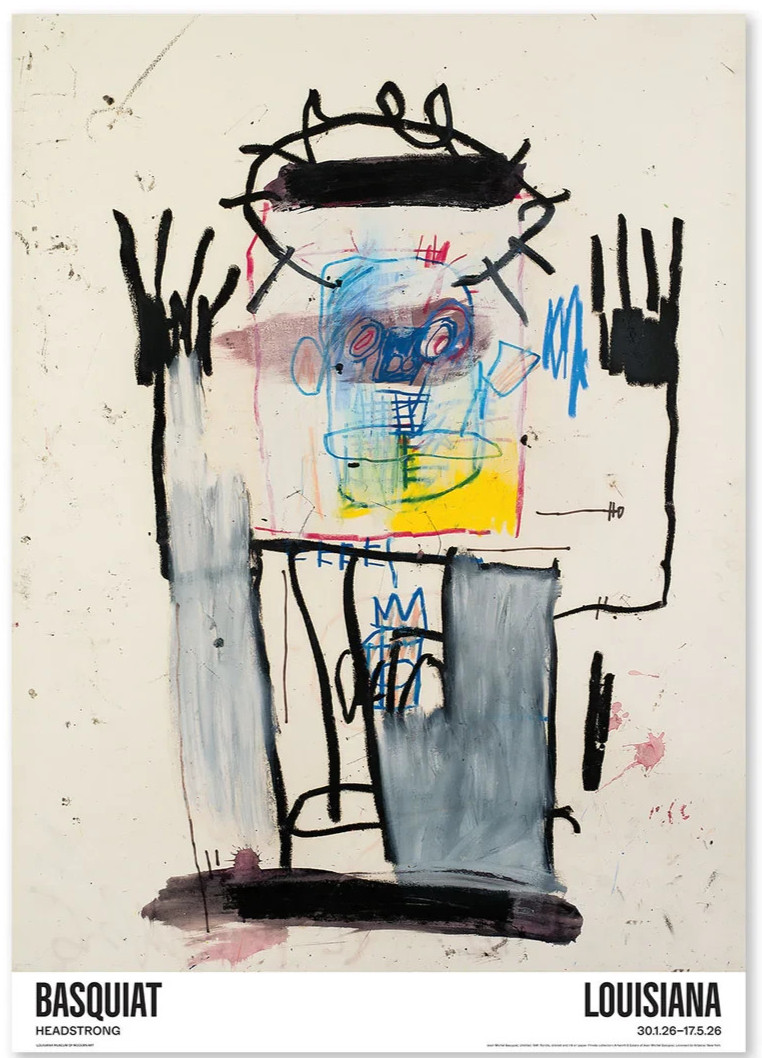 Jean-Michel Basquiat Official Authentic Offset Lithograph Rare
