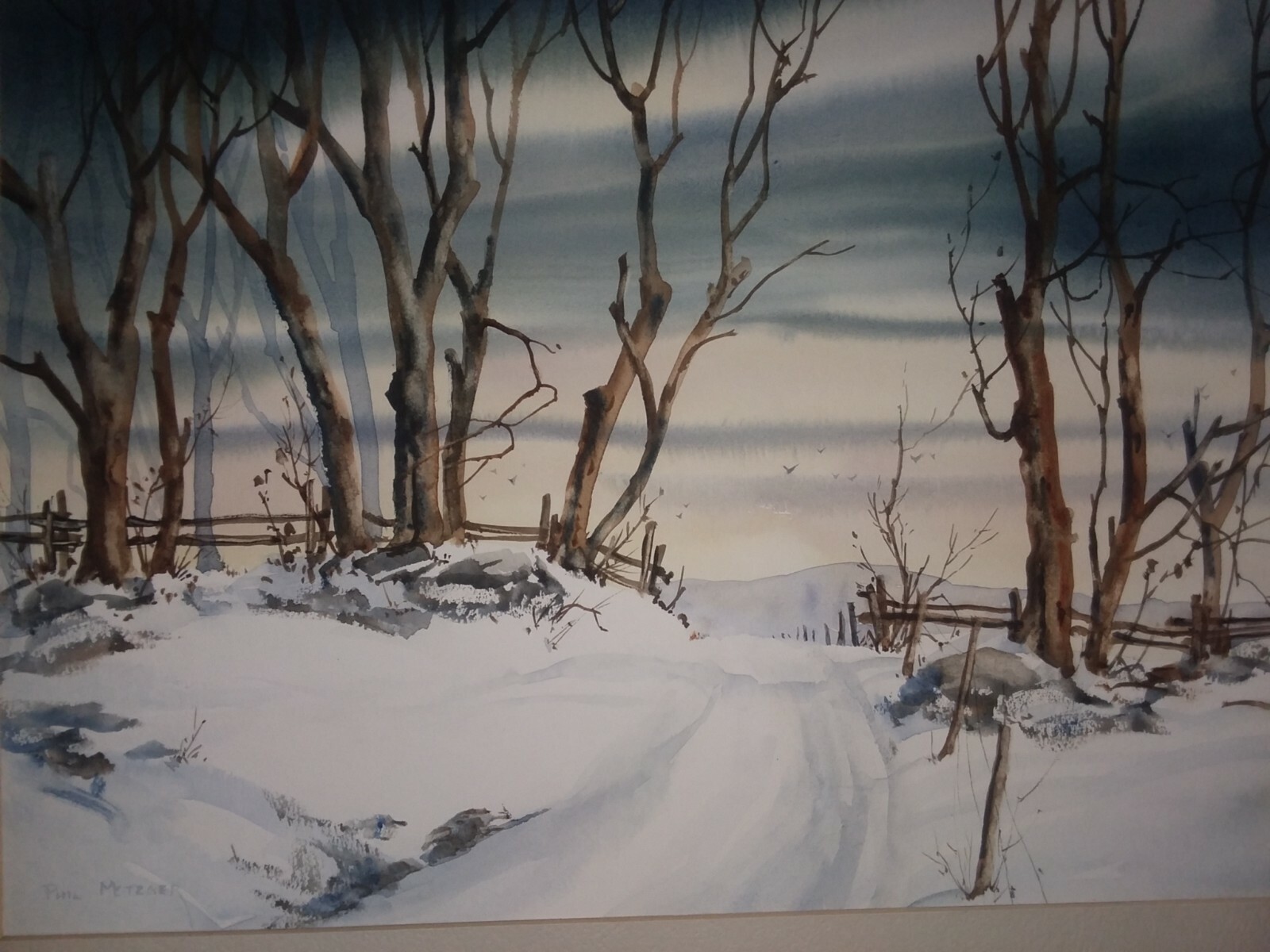 1980s Phil Metzger WATERCOLOR