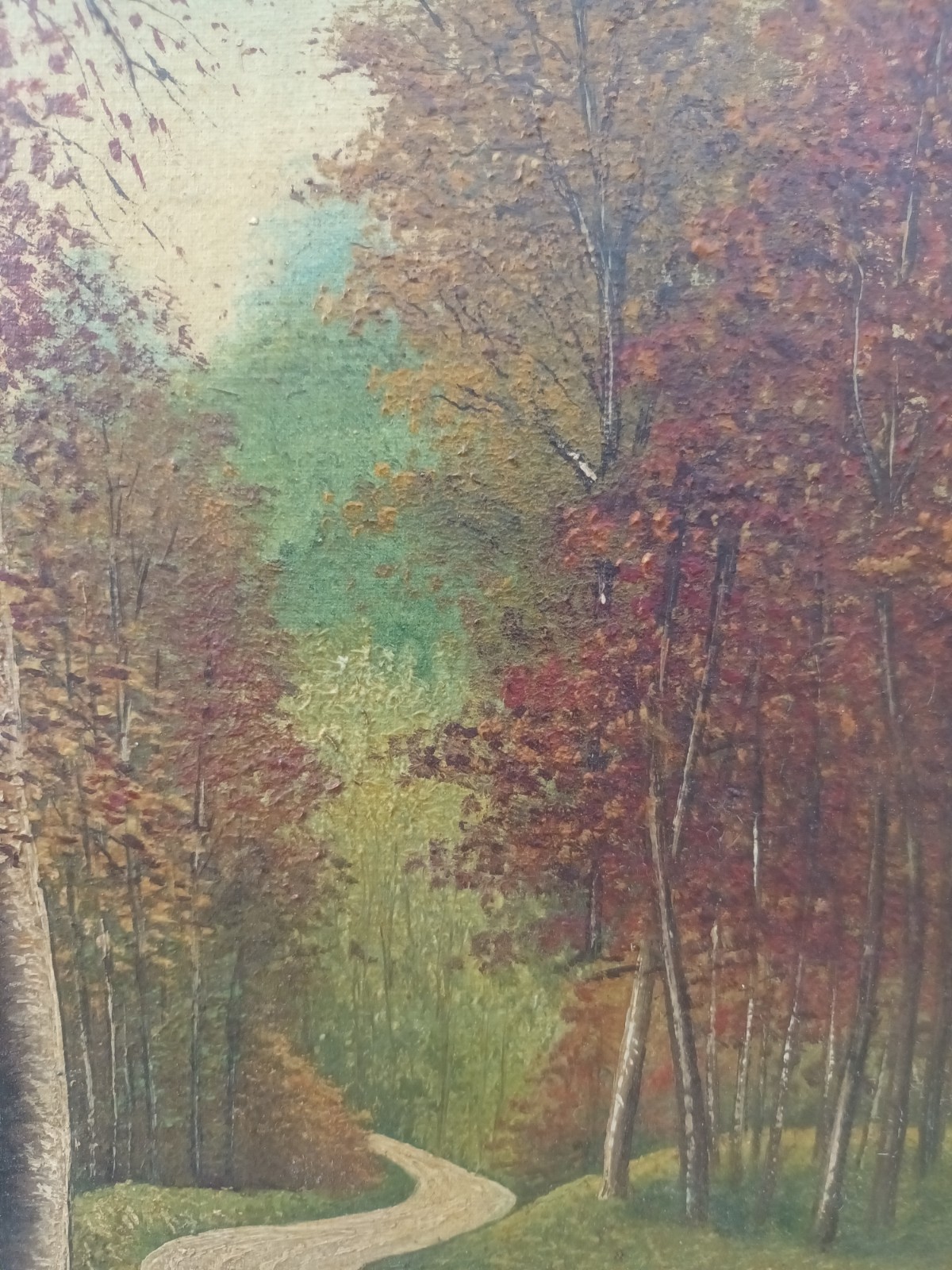 J KAENNEL oil on canvas 45 x 34 cm