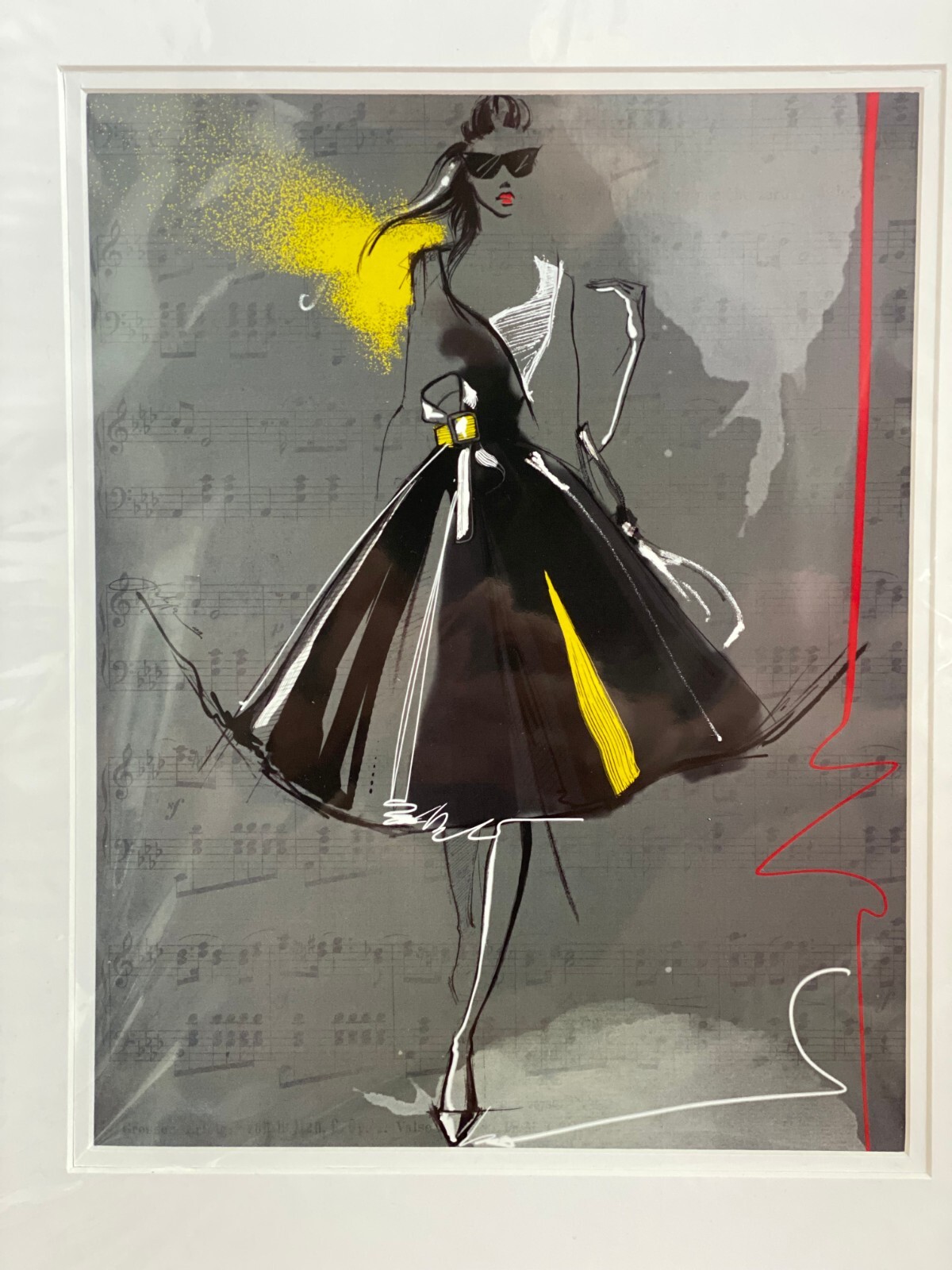 Fashion Illustration Art- Digital Art – Fashion Art – Decore – Croquis