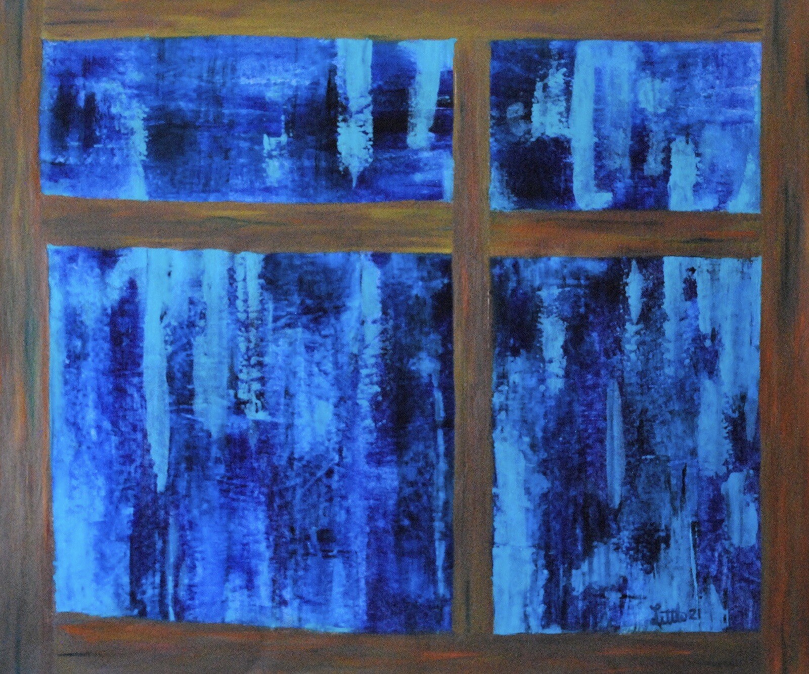Mark W. Little, Original, Authentic, 72” X 60” Acrylic, Abstract, POP Art, Giant