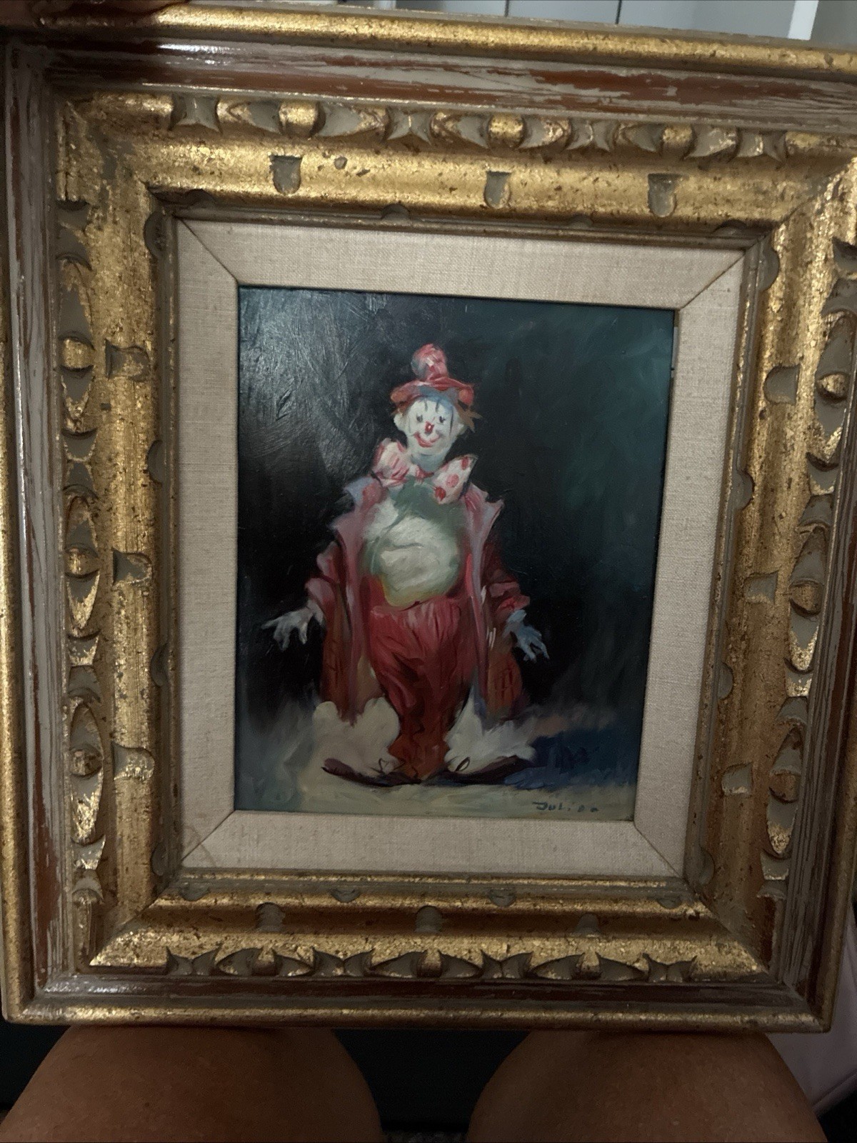 clown oil painting Julian Ritter