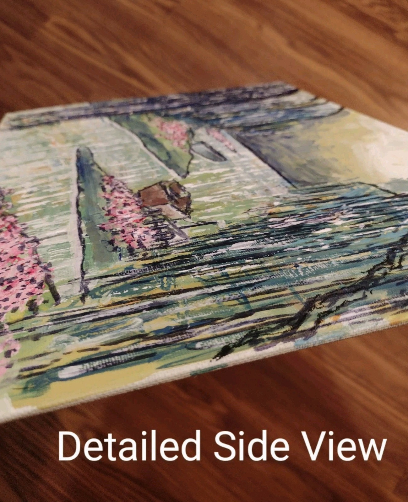 11 inch x 14 inch – Weeping Willow Painting by A. Avila