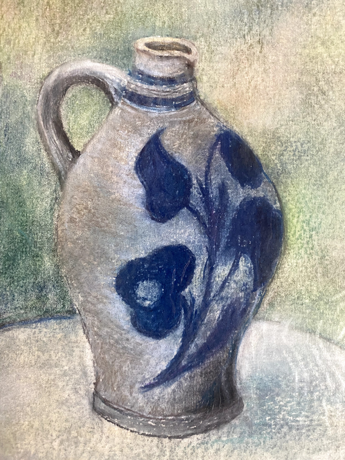 Franz Ehmke 1928 – 2018 DDR Painter Jug Still Life Pitcher Table Interior