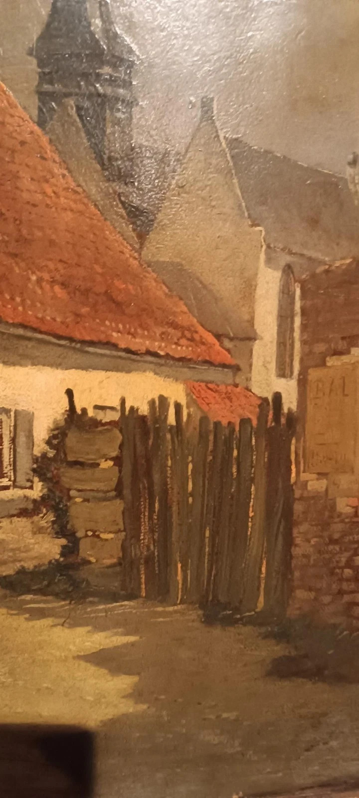 19th century painting – Oil on panel – European school