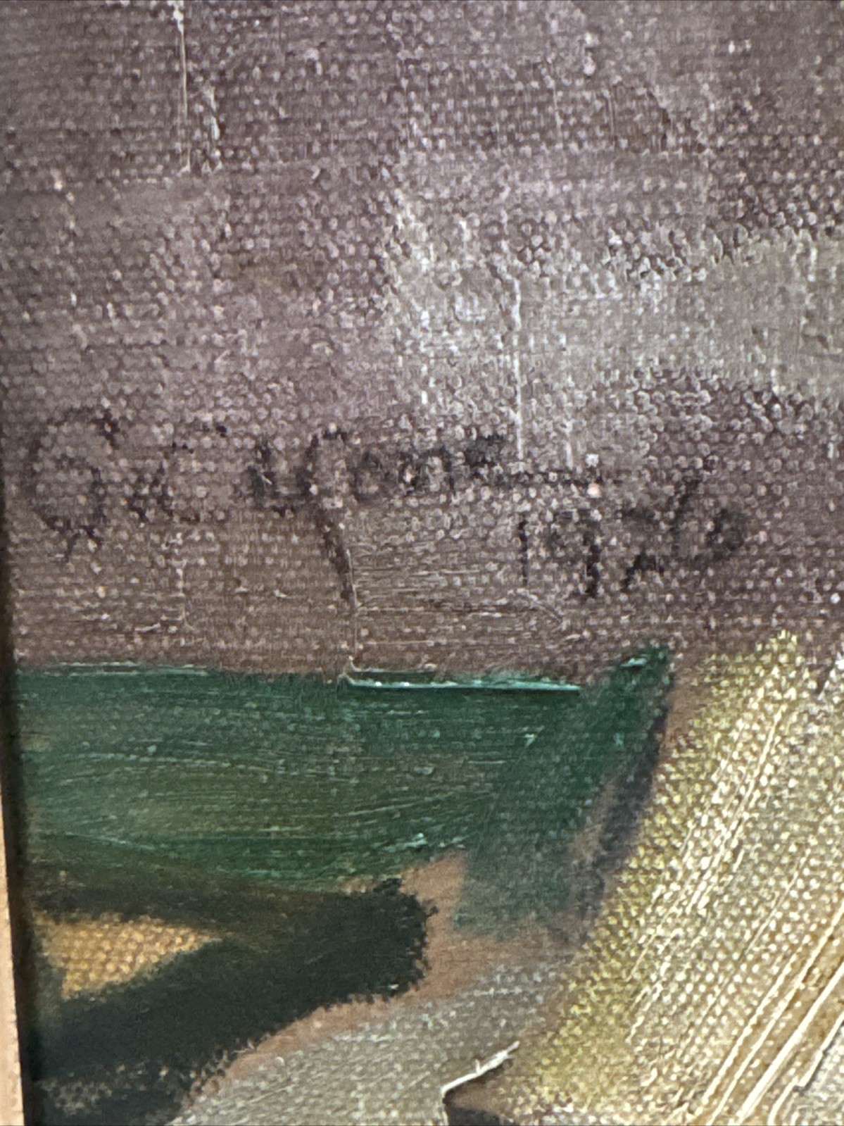 Gianni Cilfone Painting Antique Impressionist Still Life Chicago 1920’s Listed