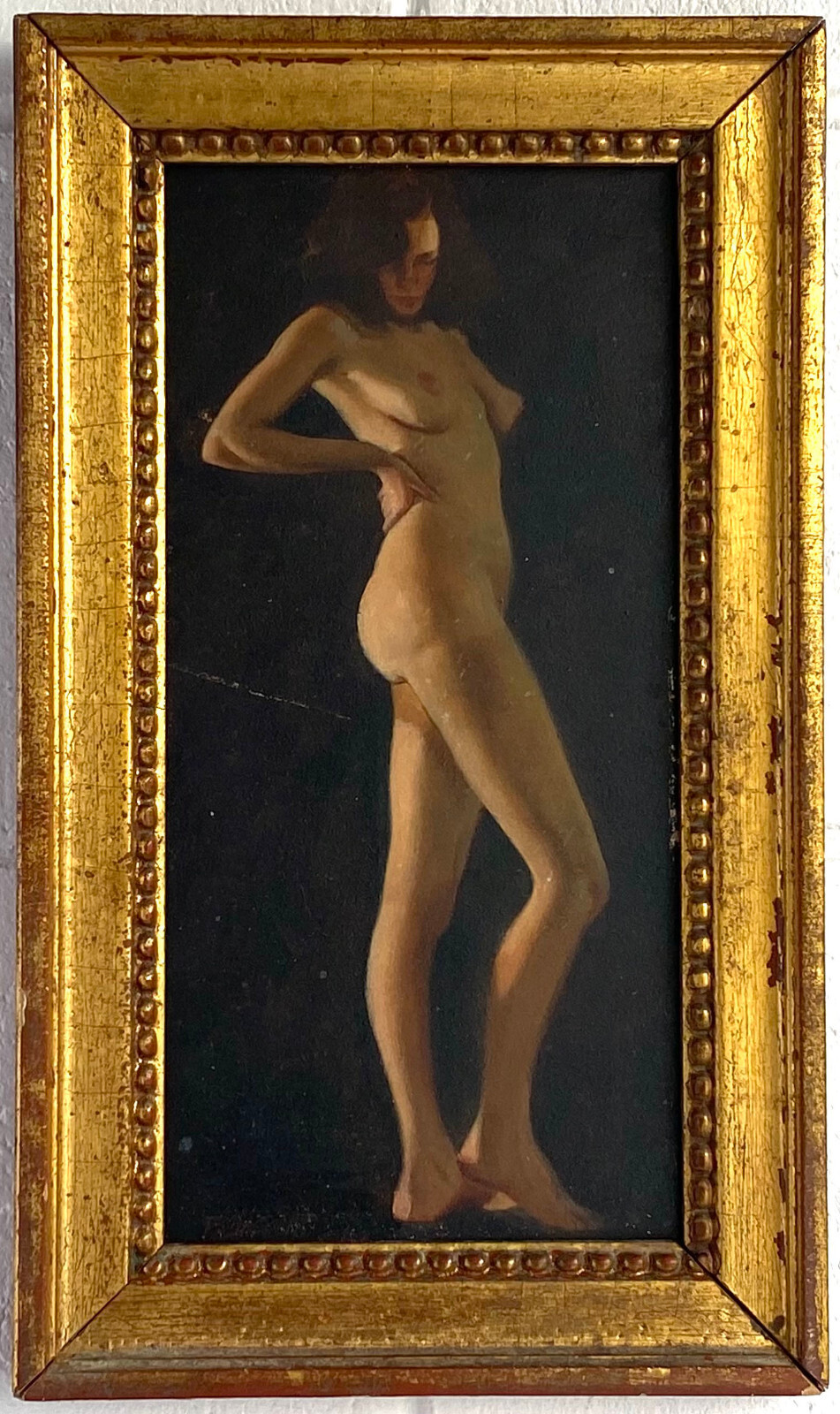 Frank Tauriello Original Oil Nude 1959 — Ex-Picasso Dali Collector Collection