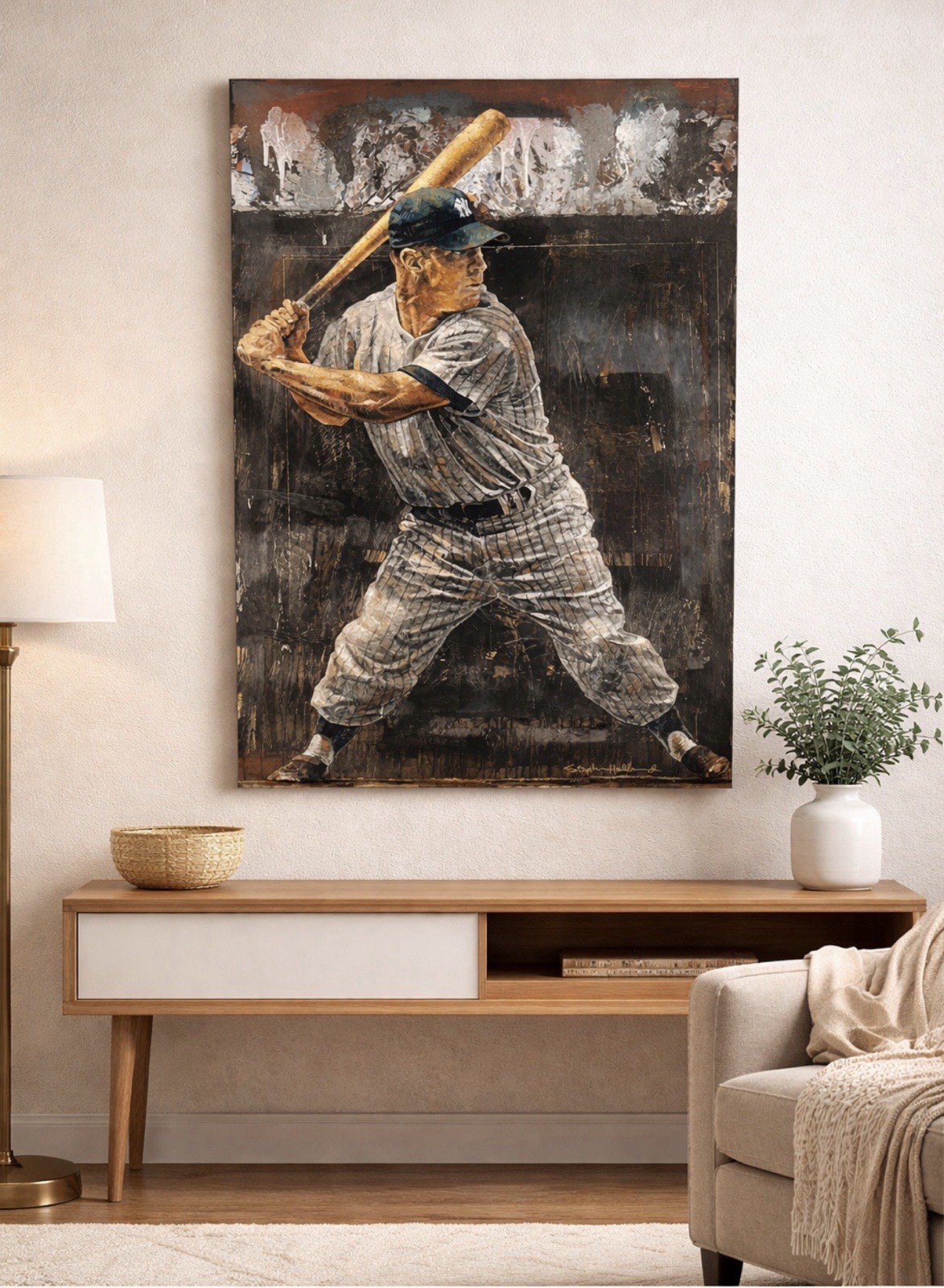 Mickey Mantle New York Yankees Stephen Holland Artist Proof AP #55/56 RARE! 🔥