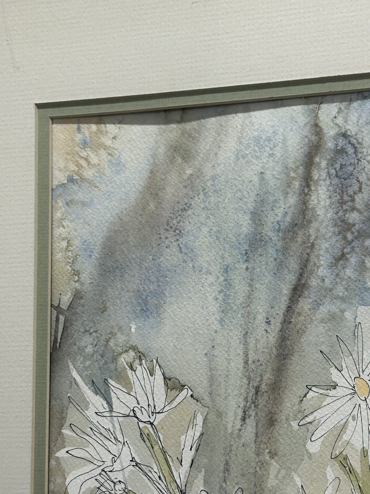 Betty Mears Original Watercolor & Frame – 27” Wide x 20 3/4” Tall